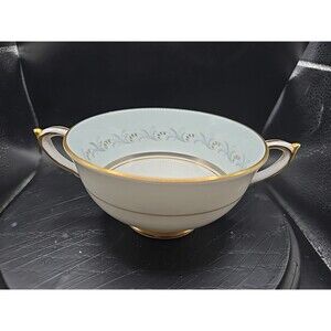 Vintage PARAGON Fine Bone China Paragon Golden Bell Cream Soup Cup Double Handle